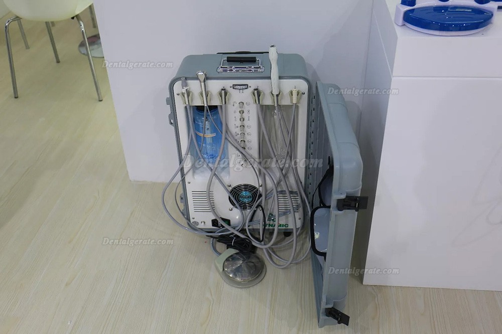 Dynamic&reg; DU852 mobile dentaleinheit ( Luftverdichter + Aush&auml;rtung Licht + Scaler)